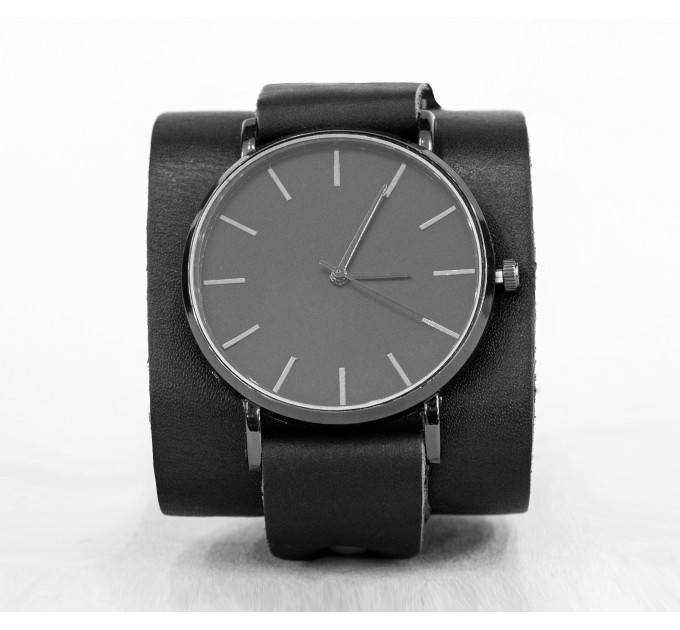 Leather watch band for men or women, code 5540