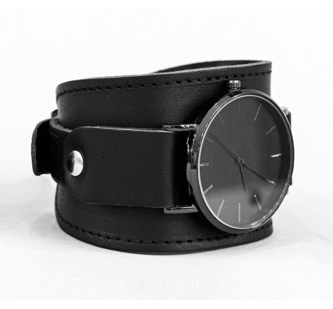 Leather watch band for men or women, code 5540st