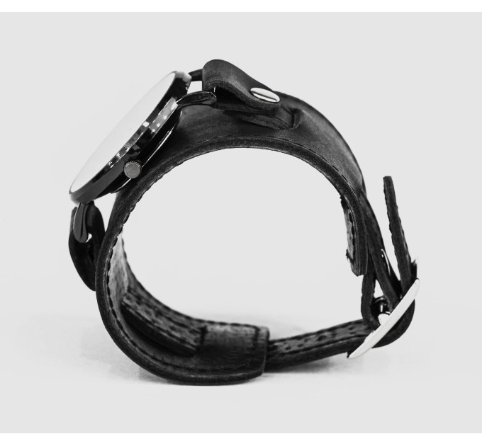 Leather watch band for men or women, code 5550st