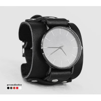 Leather watch band for men or women, code 5552