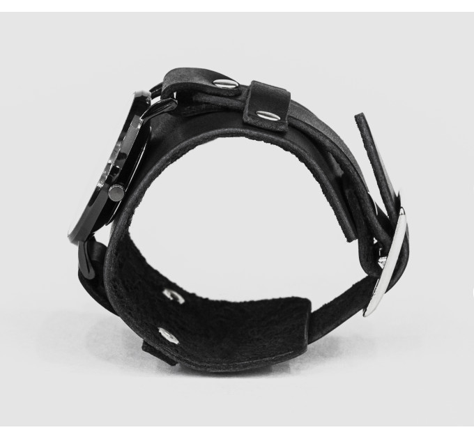 Leather watch band for men or women, code 5552