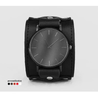 Leather watch band for men or women, code 5552st