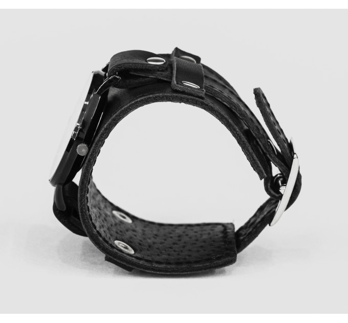 Leather watch band for men or women, code 5552st