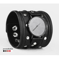 Leather watch band for men or women, code 5604