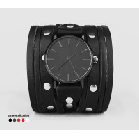 Leather watch band for men or women, code 5604