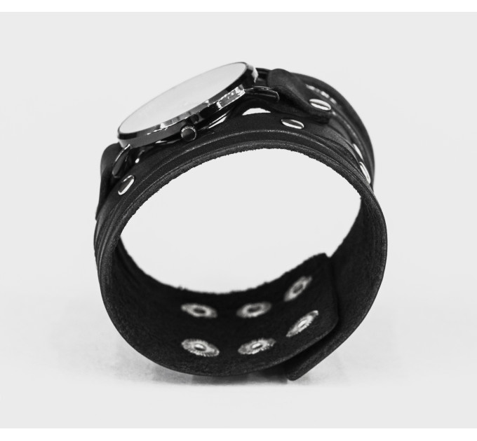 Leather watch band for men or women, code 5604