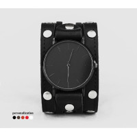 Leather watch band for men or women, code 5606st