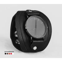 Leather watch band for men or women, code 5608