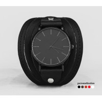 Leather watch band for men or women, code 5608st