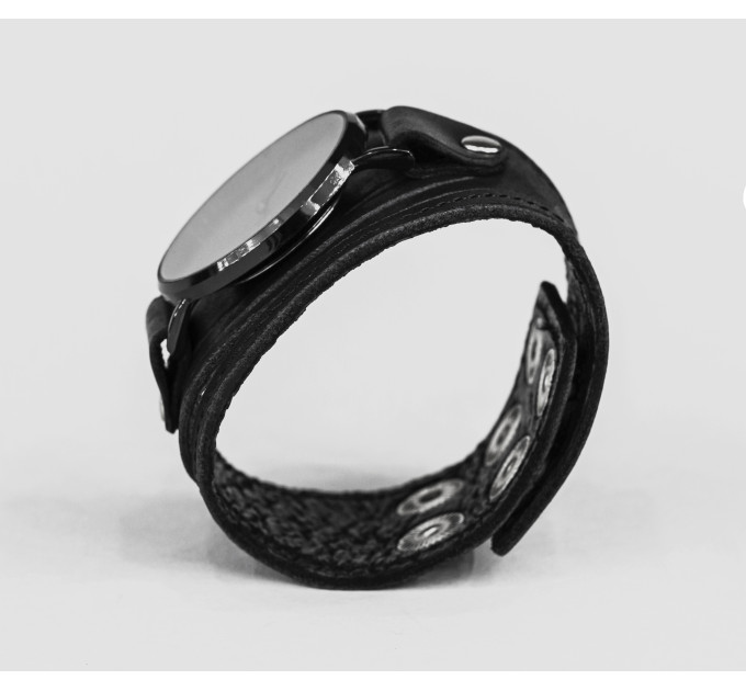 Leather watch band for men or women, code 5608st