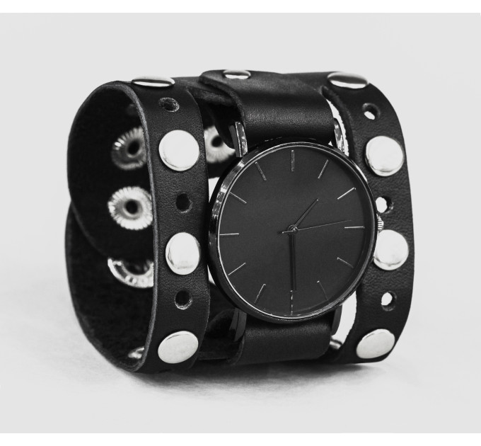 Leather watch band for men or women, code 5625