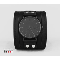 Leather watch band for men or women, code 5640st