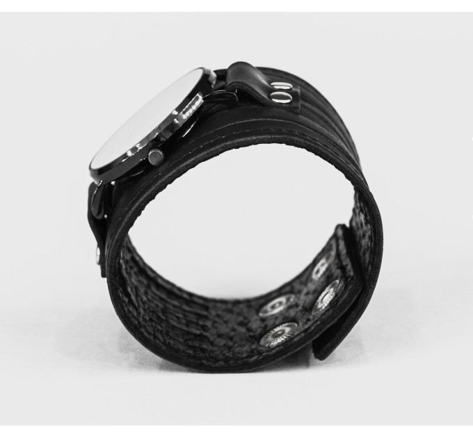 Leather watch band for men or women, code 5640st