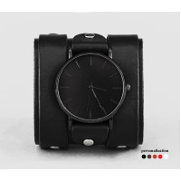 Leather watch band for men or women, code 5710