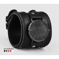 Leather watch band for men or women, code 5710st