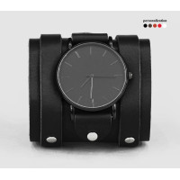 Leather watch band for men or women, code 5715