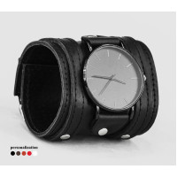 Leather watch band for men or women, code 5715st