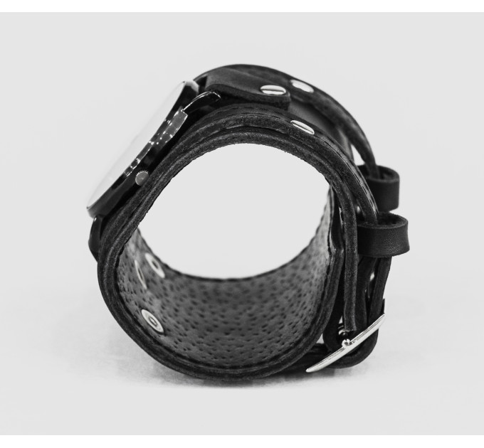 Leather watch band for men or women, code 5715st