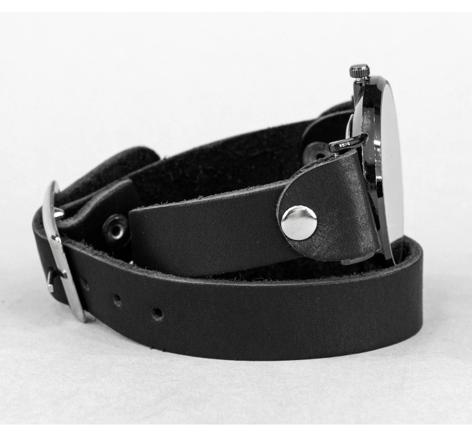 Leather watch band for men or women, code 5810