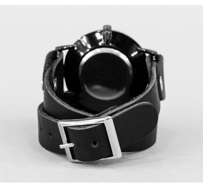 Leather watch band for men or women, code 5810