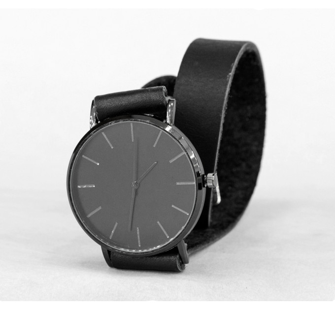 Leather watch band for men or women, code 5810