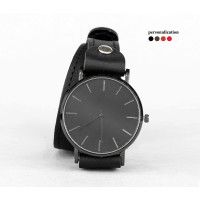 Leather watch band for men or women, code 5810st