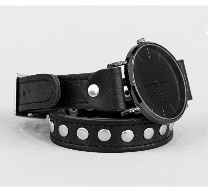 Leather watch band for men or women, code 5820st