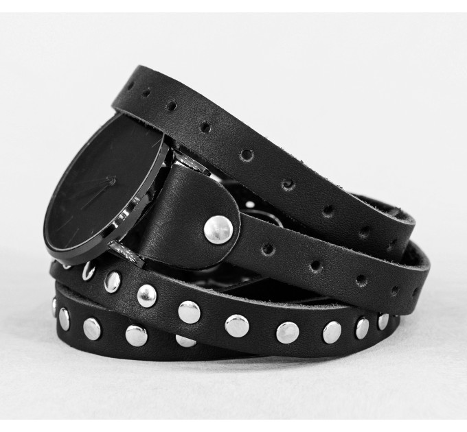 Leather watch band for men or women, code 5856