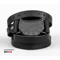 Leather watch band for men or women, code 5858