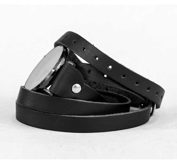 Leather watch band for men or women, code 5858
