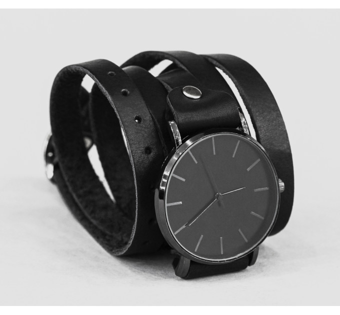 Leather watch band for men or women, code 5860