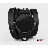 Leather watch band for men or women, code 5864