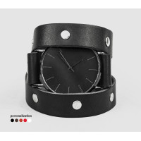 Leather watch band for men or women, code 5870