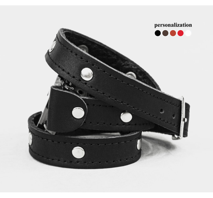 Leather watch band for men or women, code 5870st