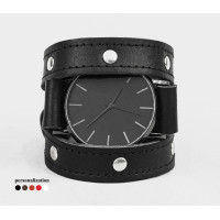 Leather watch band for men or women, code 5870st