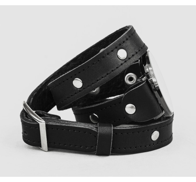 Leather watch band for men or women, code 5870st