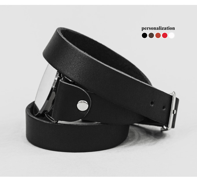 Leather watch band for men or women, code 5875