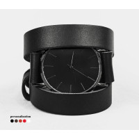 Leather watch band for men or women, code 5875