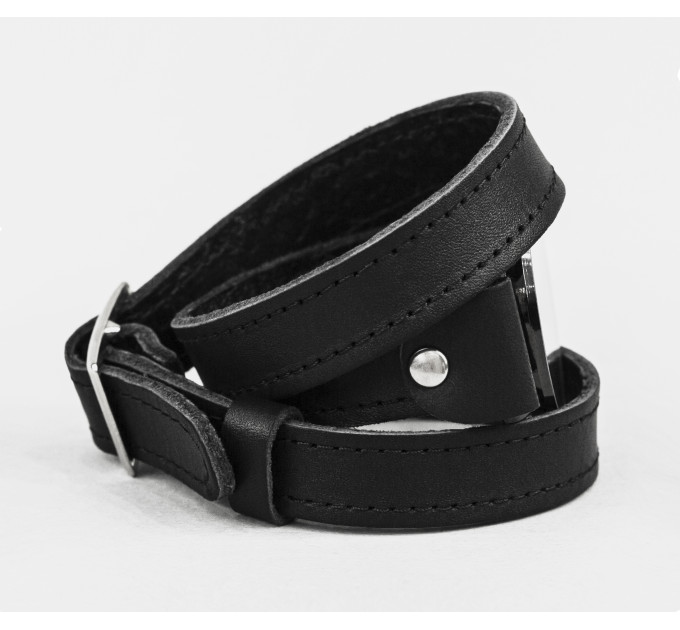 Leather watch band for men or women, code 5875st