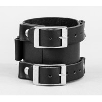 Leather cuff bracelet for men or women, code 6000