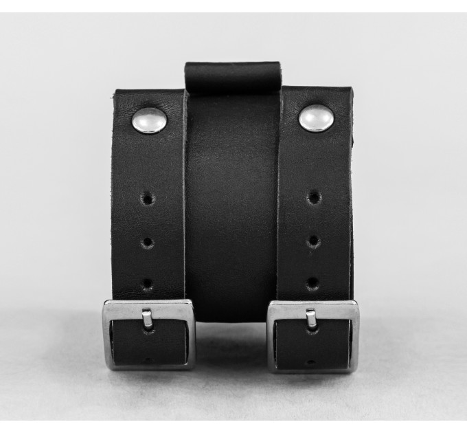 Leather cuff bracelet for men or women, code 6000