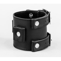 Leather cuff bracelet for men or women, code 6000st