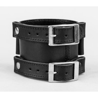 Leather cuff bracelet for men or women, code 6000st