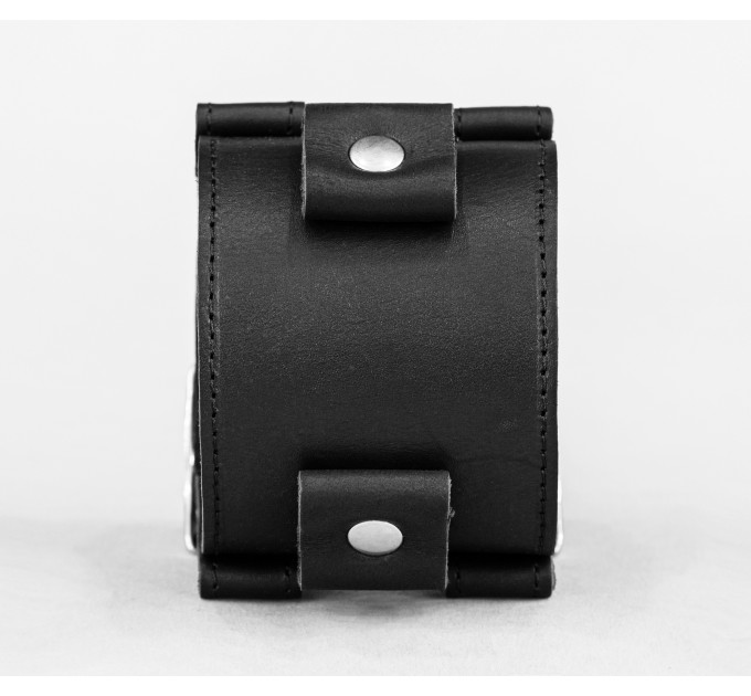 Leather cuff bracelet for men or women, code 6000st