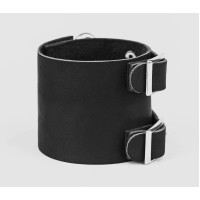 Leather cuff bracelet for men or women, code 6107