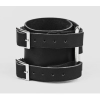 Leather cuff bracelet for men or women, code 6107