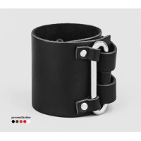 Leather cuff bracelet for men or women, code 6108