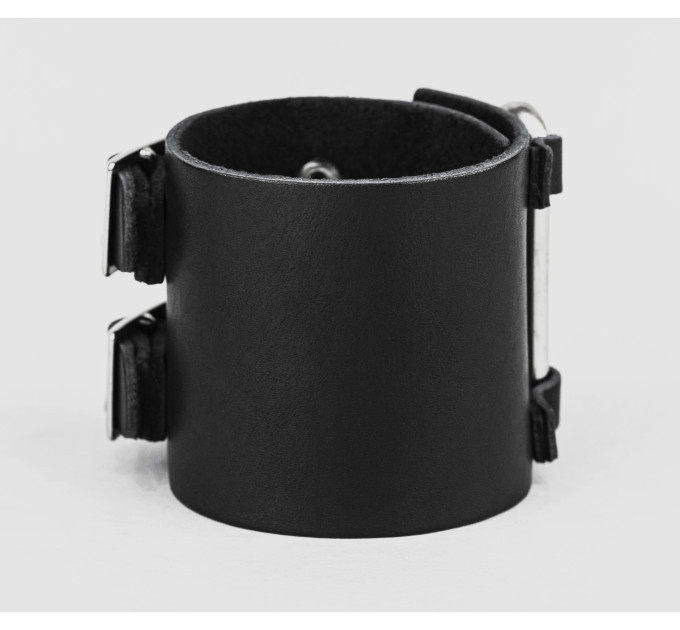 Leather cuff bracelet for men or women, code 6108