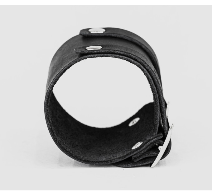 Leather cuff bracelet for men or women, code 6200
