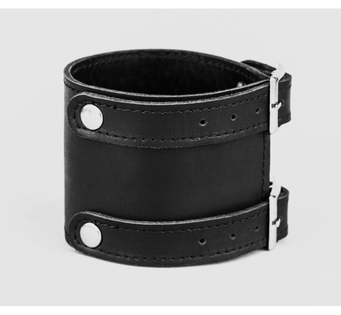 Leather cuff bracelet for men or women, code 6200st